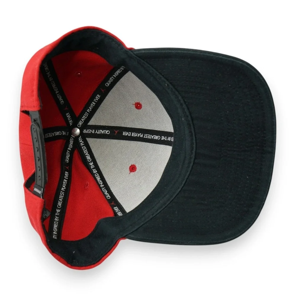 Jordan‎ Jumpman Adjustable SnapBack Hat Cap One Size Fits Most Red/Black